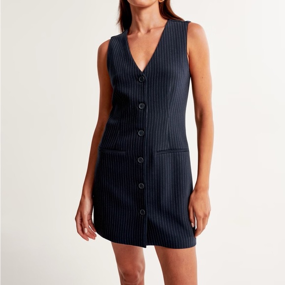 ABERCROMBIE MARA VEST MINI DRESS - Picture 2 of 5